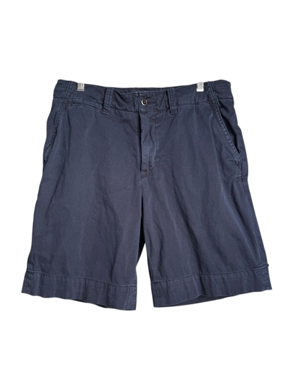 Polo Ralph Lauren Flat Front Chino Shorts Men’s Size 33 Navy Blue Red Pony Logo